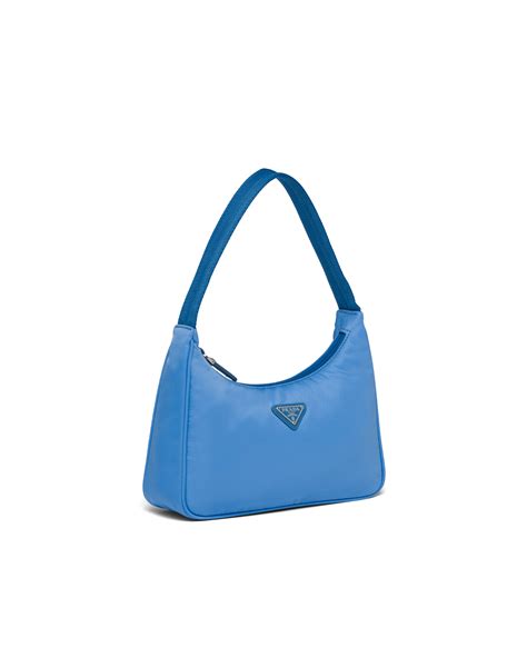 sacoche prada bleu|mini sac Prada.